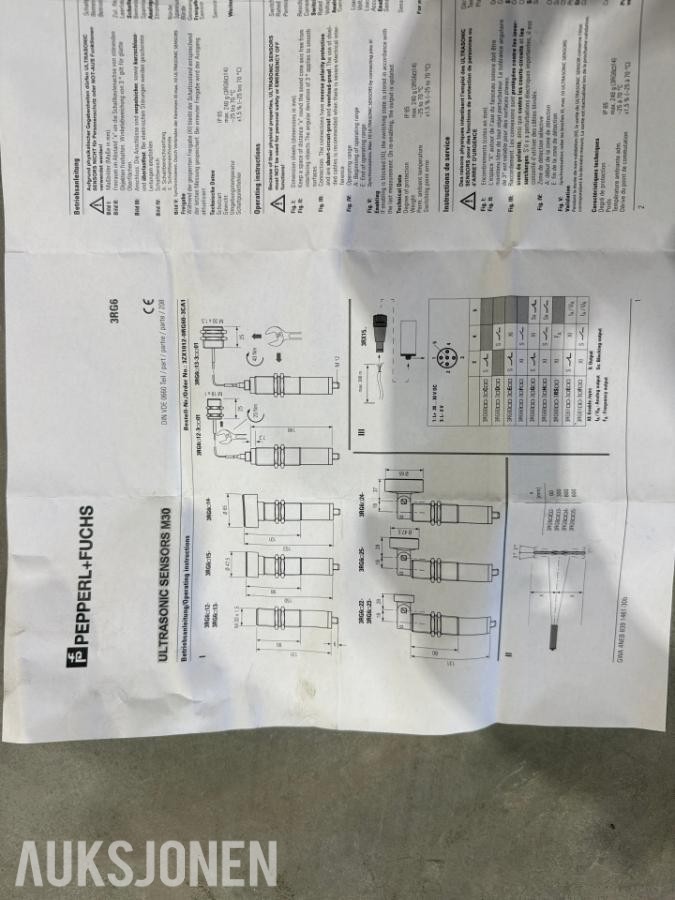 Metso reservedelspakke / sensorer og maskindeler