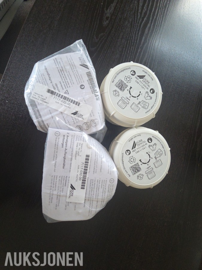 Dürr Dental amalgam-oppsamlingsbeholdere CAS 1 / CA 1 – 4 stk