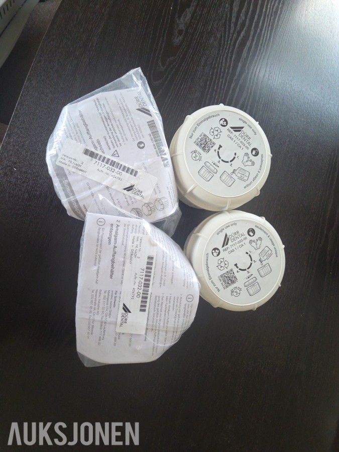 Dürr Dental amalgam-oppsamlingsbeholdere CAS 1 / CA 1 – 4 stk