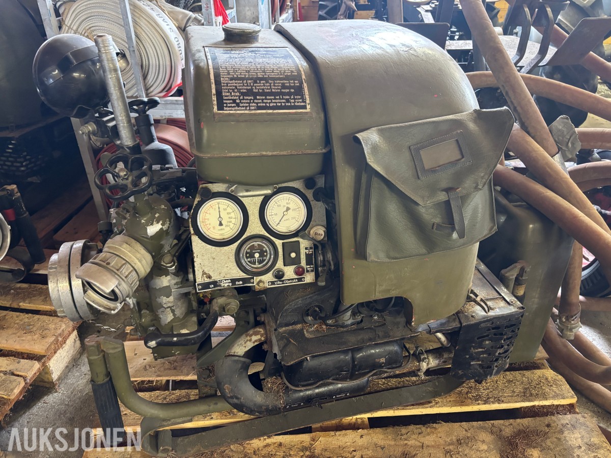 1969 1969 MAGIRUS TS 8/8 BRANNPUMPE – VOLKSWAGEN 122 – MYE UTSTYR