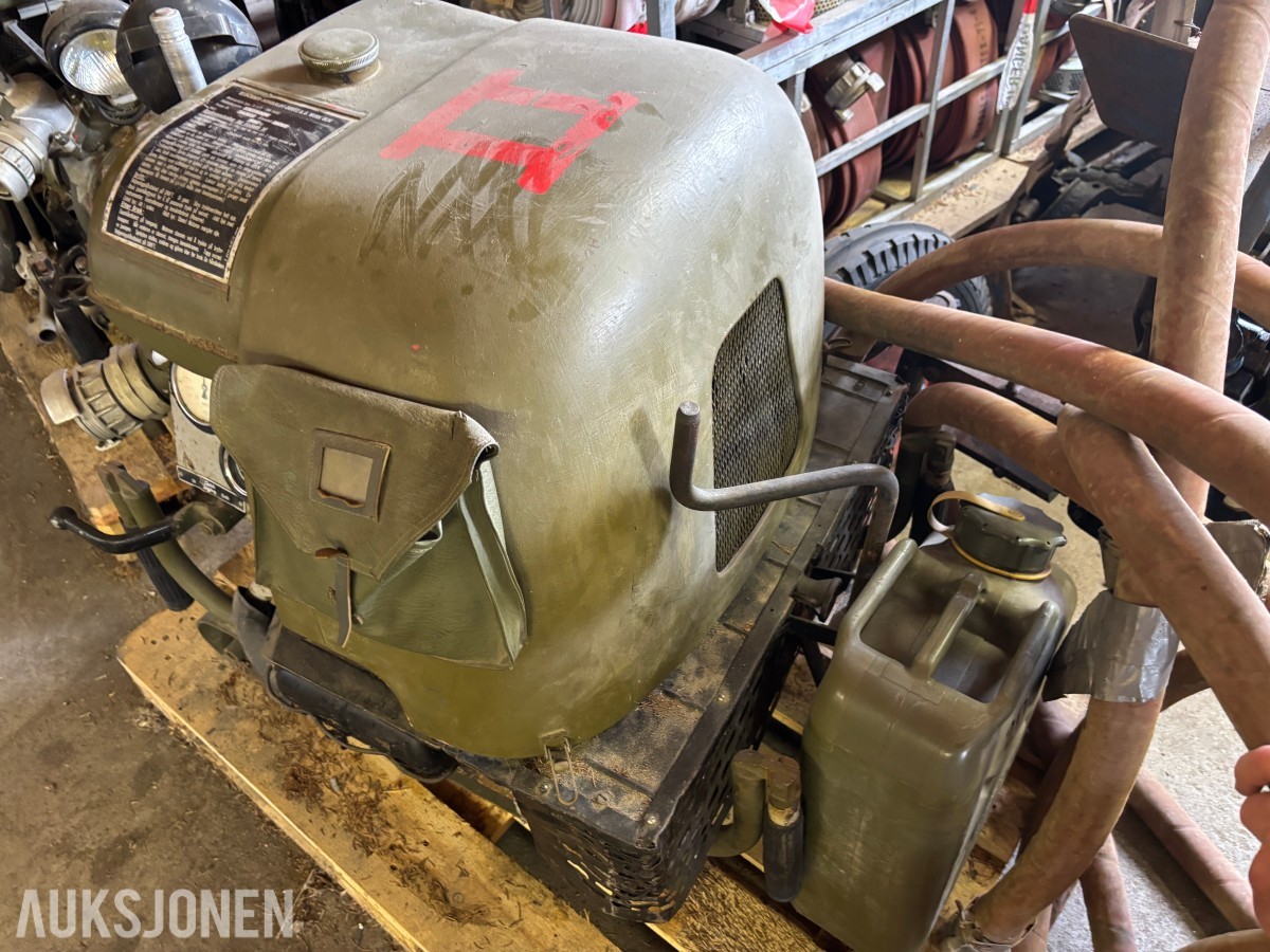 1969 1969 MAGIRUS TS 8/8 BRANNPUMPE – VOLKSWAGEN 122 – MYE UTSTYR