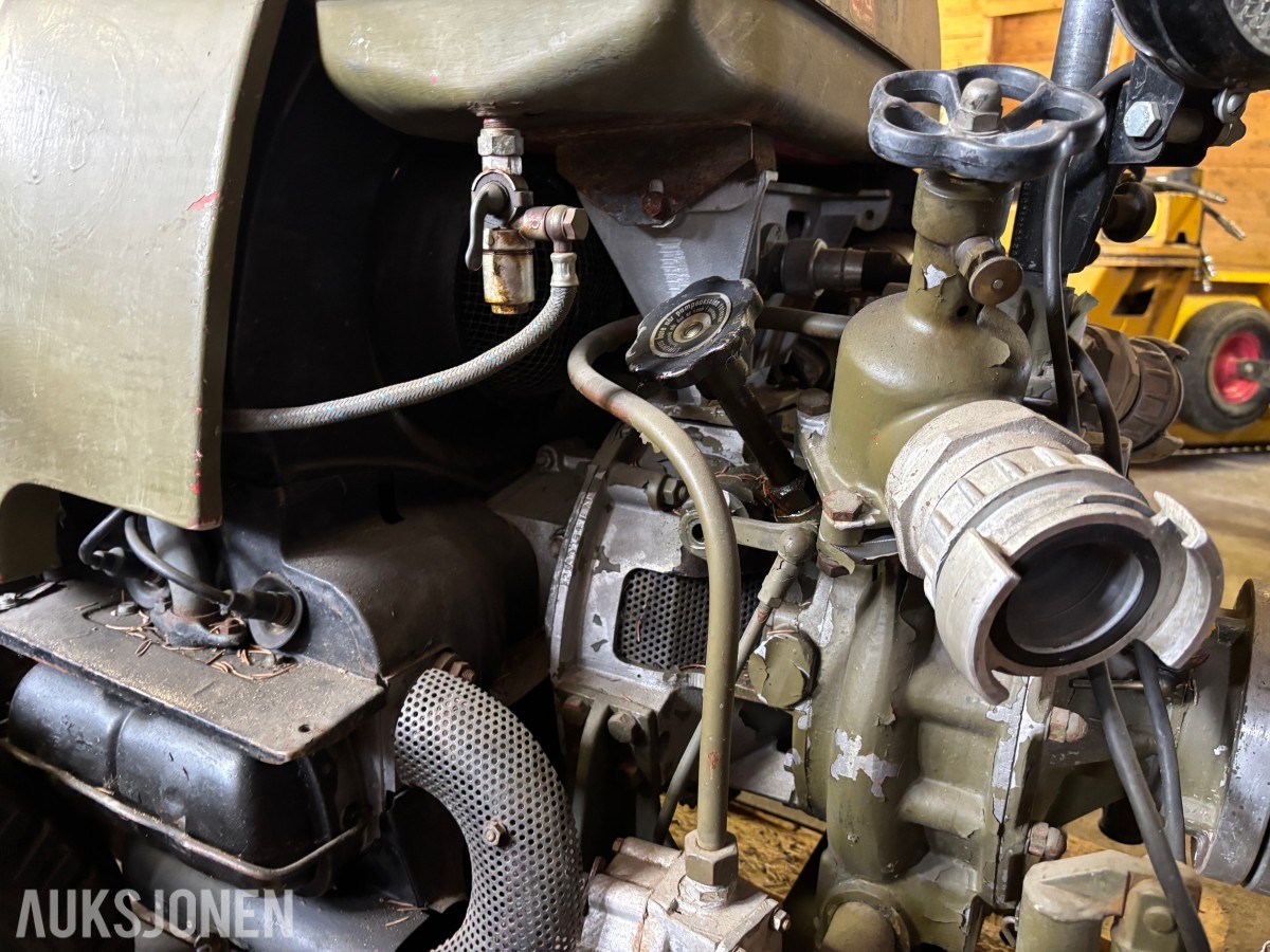 1969 1969 MAGIRUS TS 8/8 BRANNPUMPE – VOLKSWAGEN 122 – MYE UTSTYR