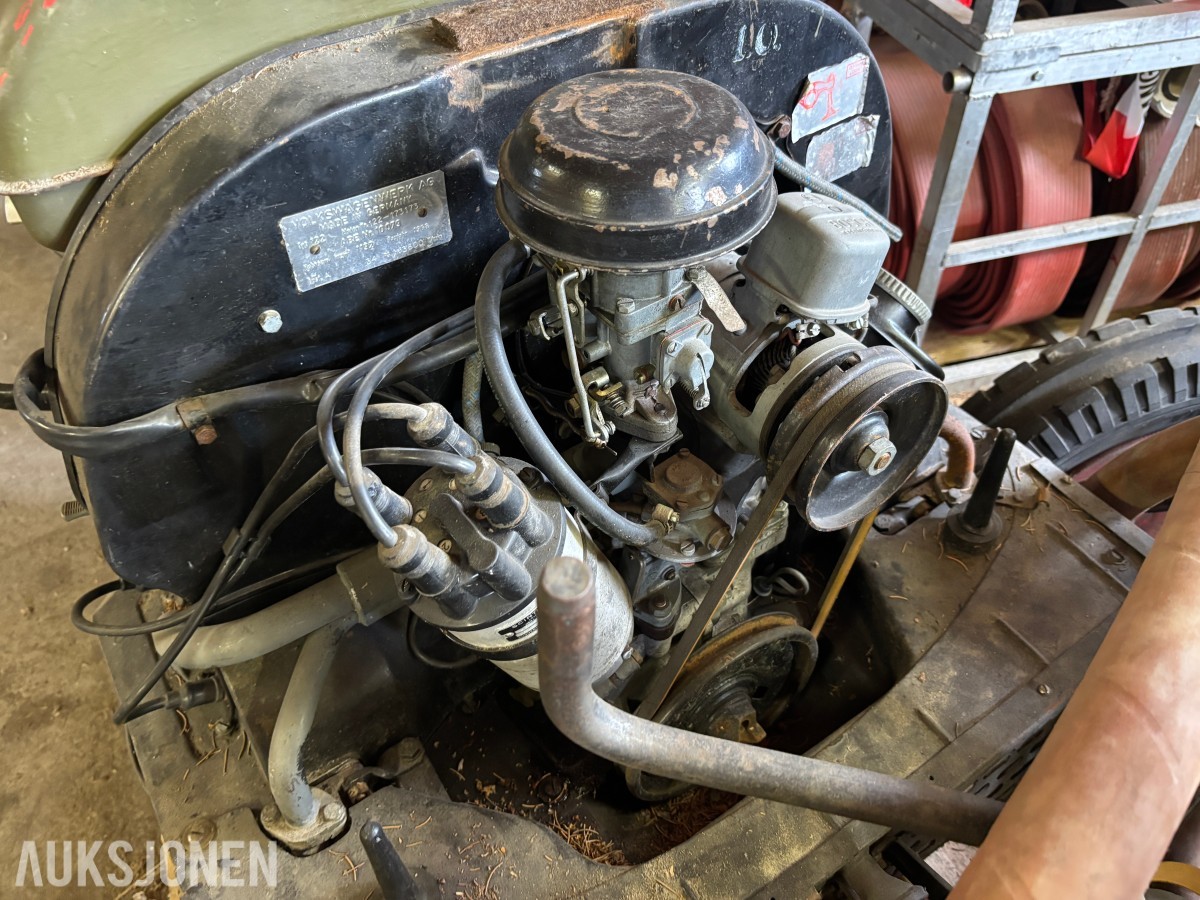 1969 1969 MAGIRUS TS 8/8 BRANNPUMPE – VOLKSWAGEN 122 – MYE UTSTYR