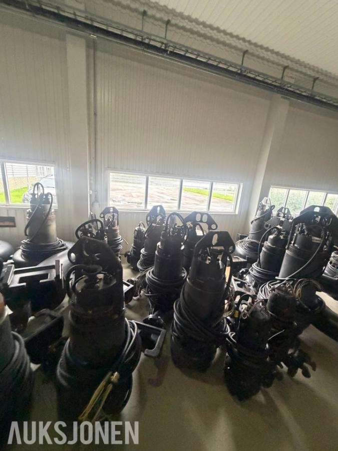 72 stk. Grundfos pumper med anker 4–115 kW, DN65–DN600