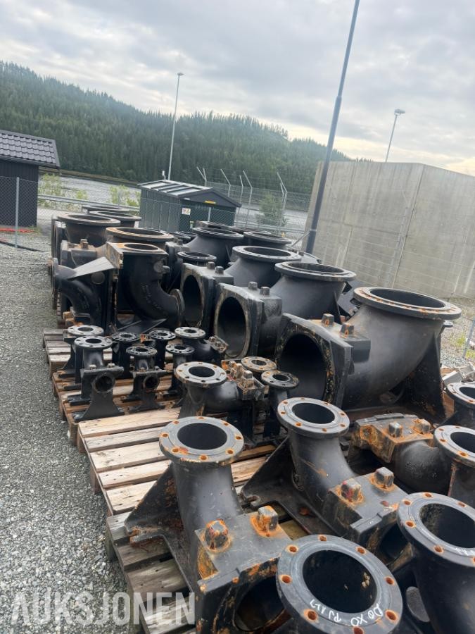 72 stk. Grundfos pumper med anker 4–115 kW, DN65–DN600