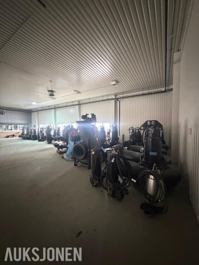 72 stk. Grundfos pumper med anker 4–115 kW, DN65–DN600