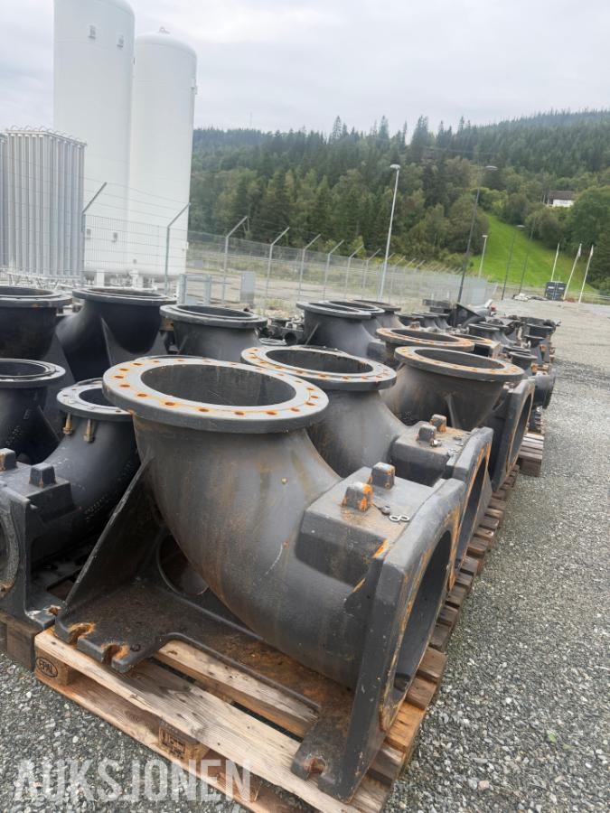 72 stk. Grundfos pumper med anker 4–115 kW, DN65–DN600