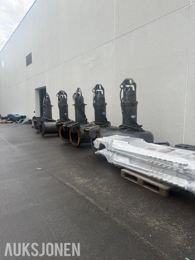 72 stk. Grundfos pumper med anker 4–115 kW, DN65–DN600