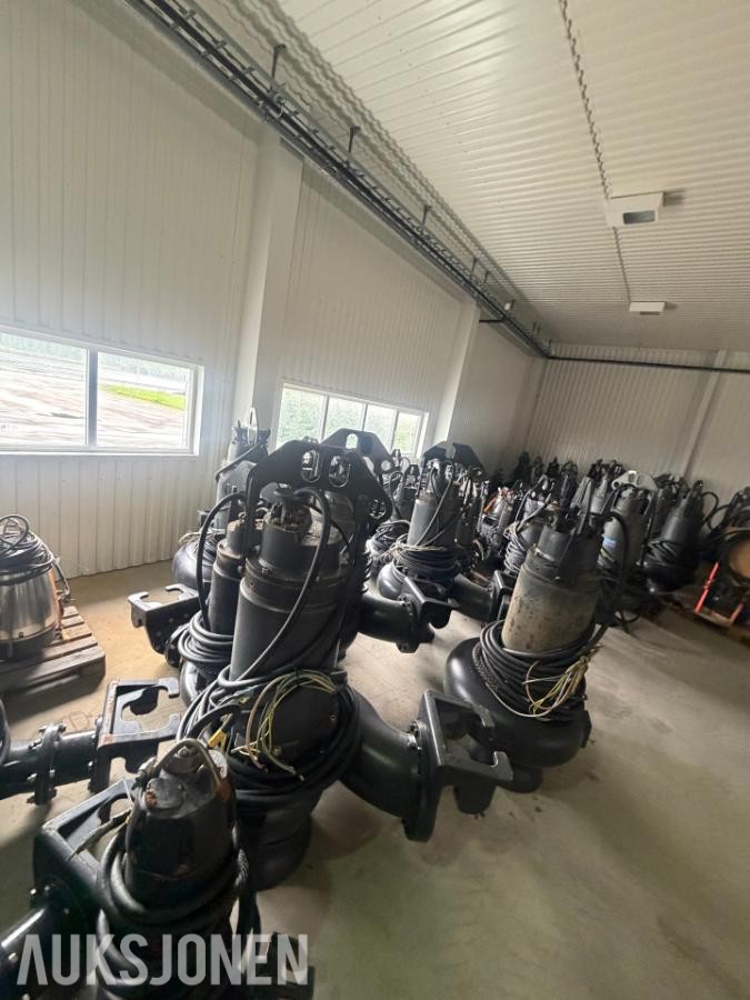 72 stk. Grundfos pumper med anker 4–115 kW, DN65–DN600