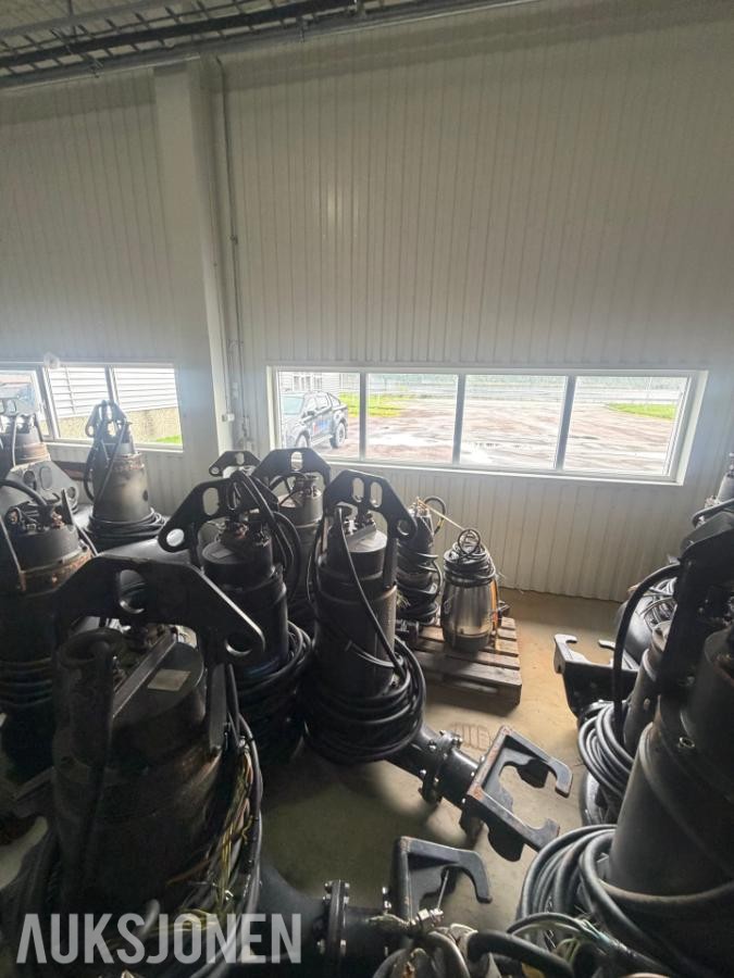 72 stk. Grundfos pumper med anker 4–115 kW, DN65–DN600
