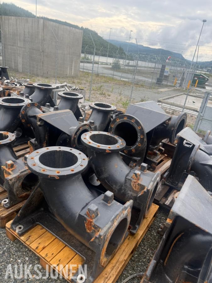 72 stk. Grundfos pumper med anker 4–115 kW, DN65–DN600