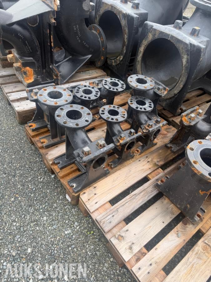 72 stk. Grundfos pumper med anker 4–115 kW, DN65–DN600