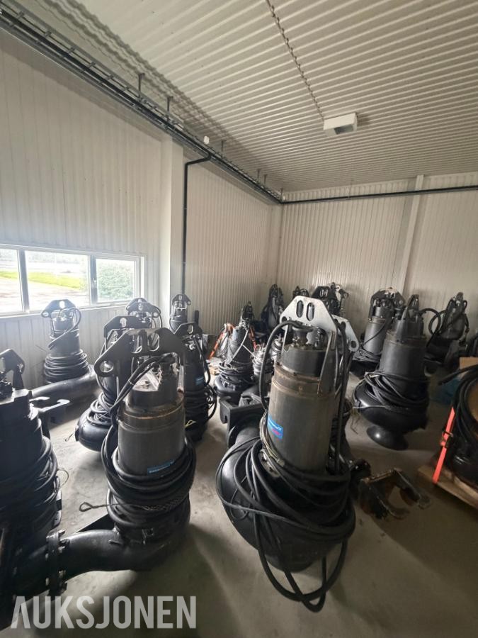72 stk. Grundfos pumper med anker 4–115 kW, DN65–DN600