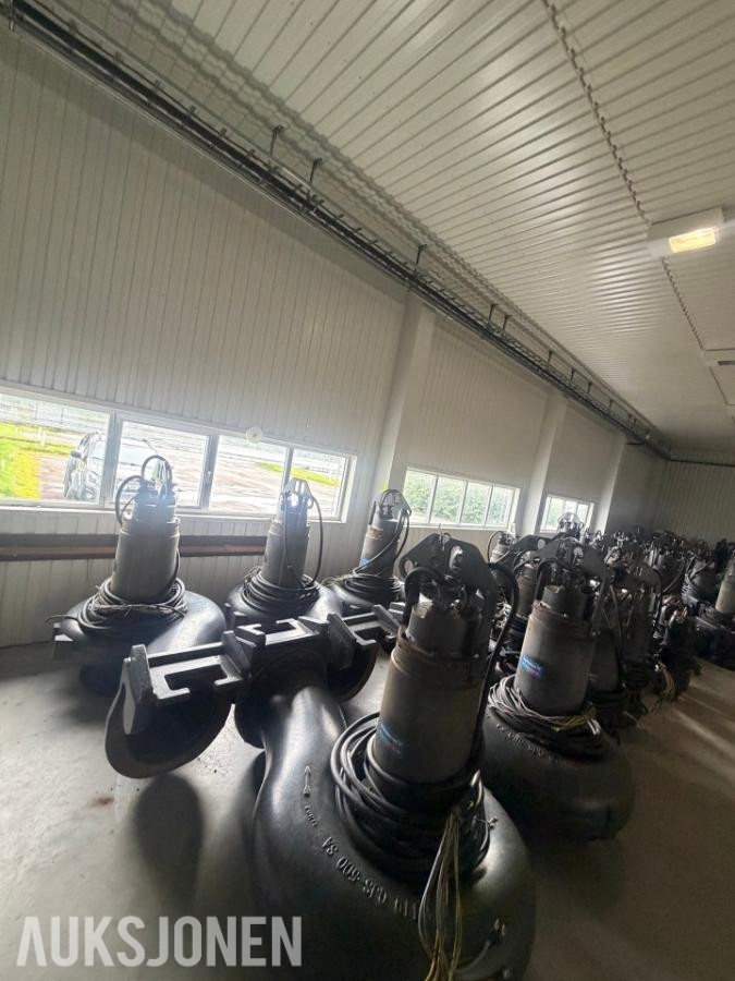72 stk. Grundfos pumper med anker 4–115 kW, DN65–DN600