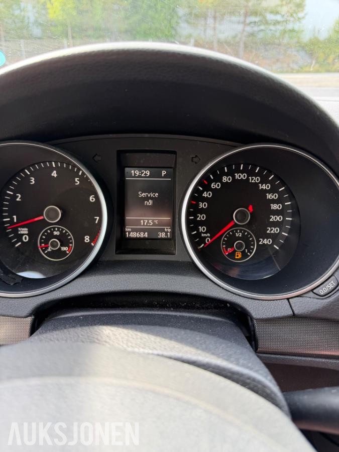 2012 Volkswagen Golf 1.4 122 hk – 148 684 km, Automat, Reparasjonsobjekt