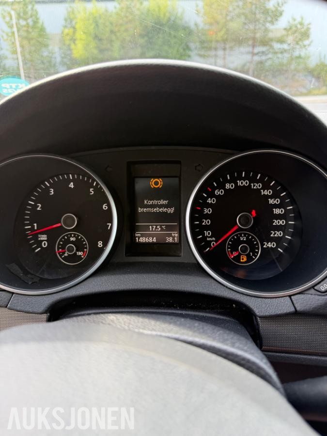2012 Volkswagen Golf 1.4 122 hk – 148 684 km, Automat, Reparasjonsobjekt