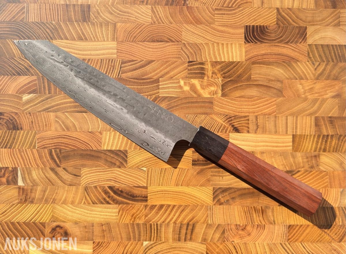 48 TIMERS AUKSJON – Senko Kiritsuke kokkekniv + ostesett