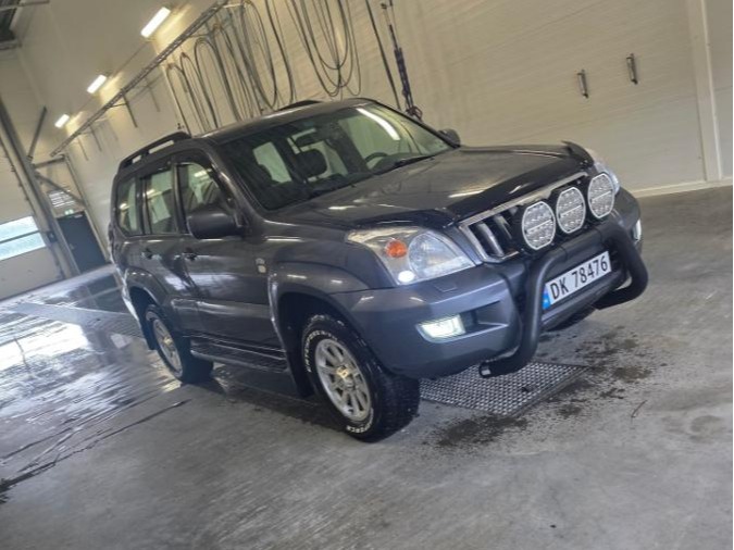 2004 Toyota Land Cruiser  3.0 166hk  4WD automat hengerfeste servicehistorikk s+v dekk eu ok 02.2028  