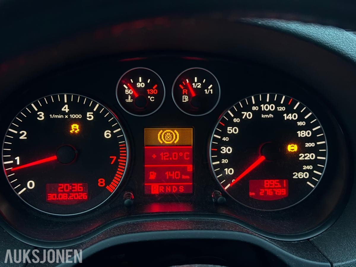 2007 Audi A3 1.6 Bensin 102hk Automat, Reparasjonsobjekt