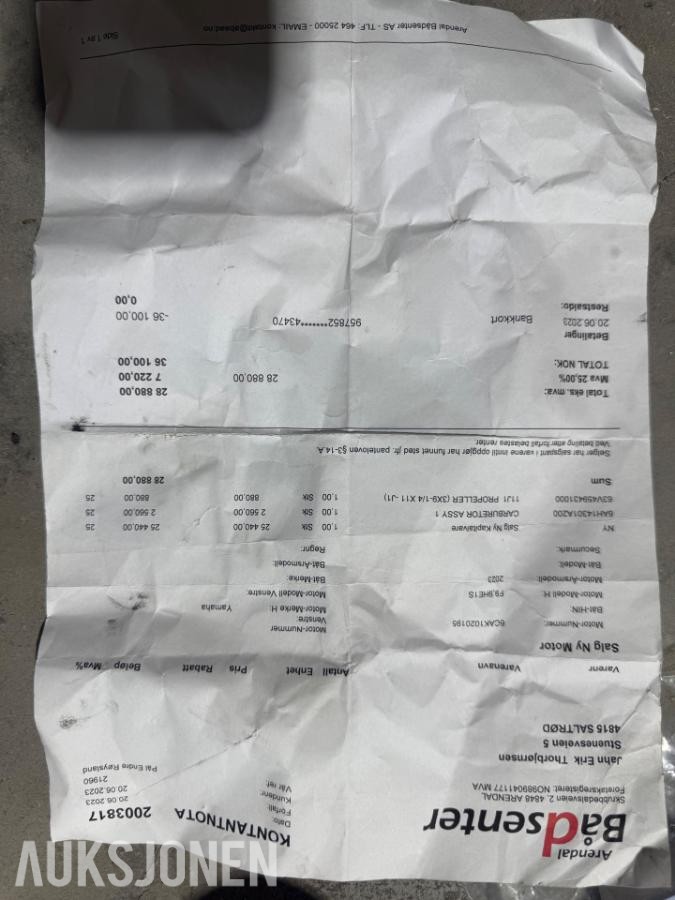 Winrace 12 Yamaha 9,9hk (20hk) med opplagshenger