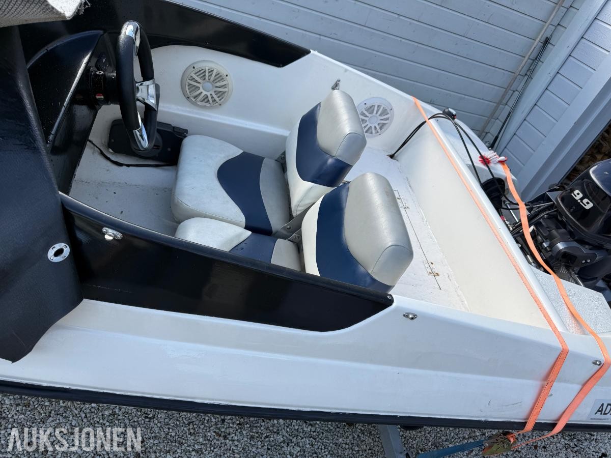 Winrace 12 Yamaha 9,9hk (20hk) med opplagshenger