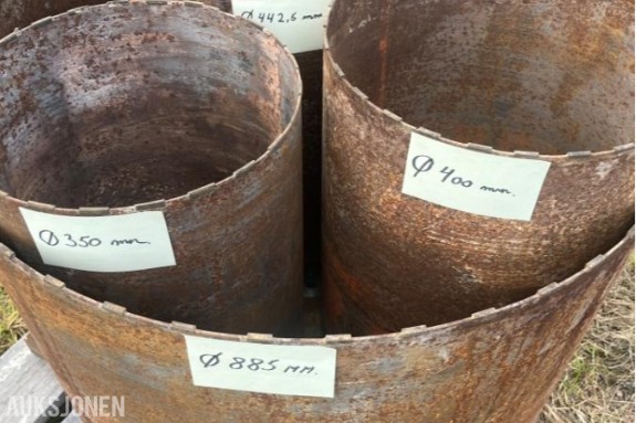 2012 Diamant-/kjernebor for betong, Ø 885-442,5-400-350 mm, 4 stk