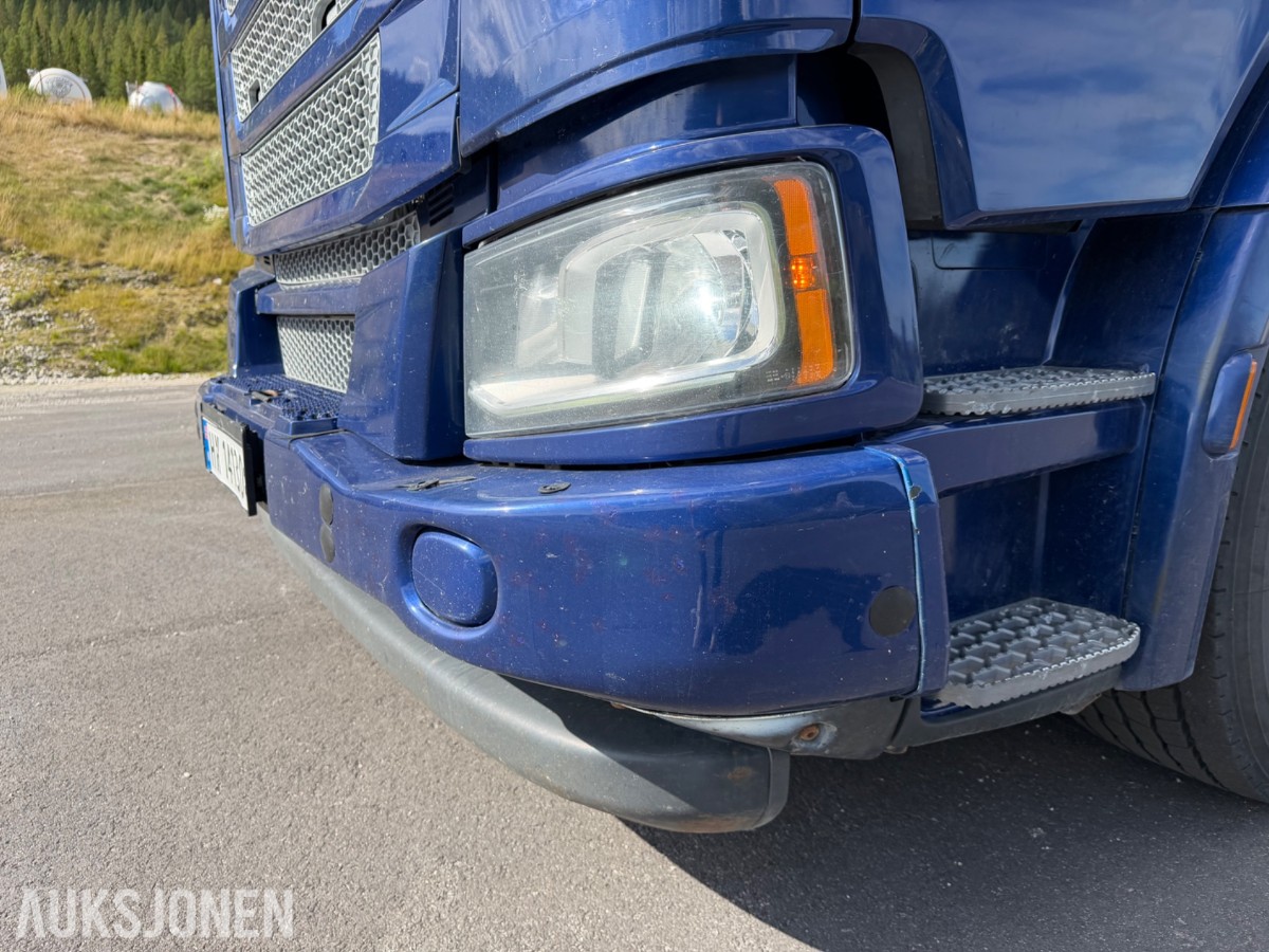 Scania S 650 6x4 bulk m/4 akslet bulkslep, Euro 6T, Helluft, 