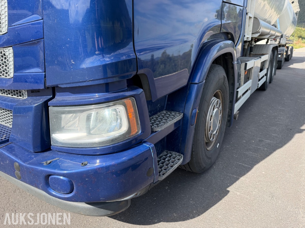 Scania S 650 6x4 bulk m/4 akslet bulkslep, Euro 6T, Helluft, 