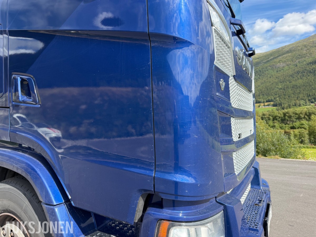 Scania S 650 6x4 bulk m/4 akslet bulkslep, Euro 6T, Helluft, 