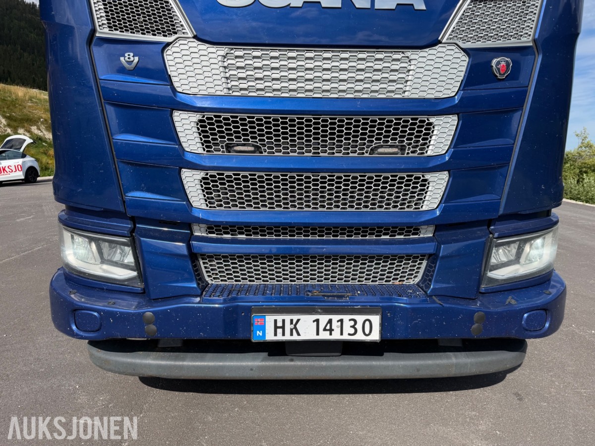 Scania S 650 6x4 bulk m/4 akslet bulkslep, Euro 6T, Helluft, 