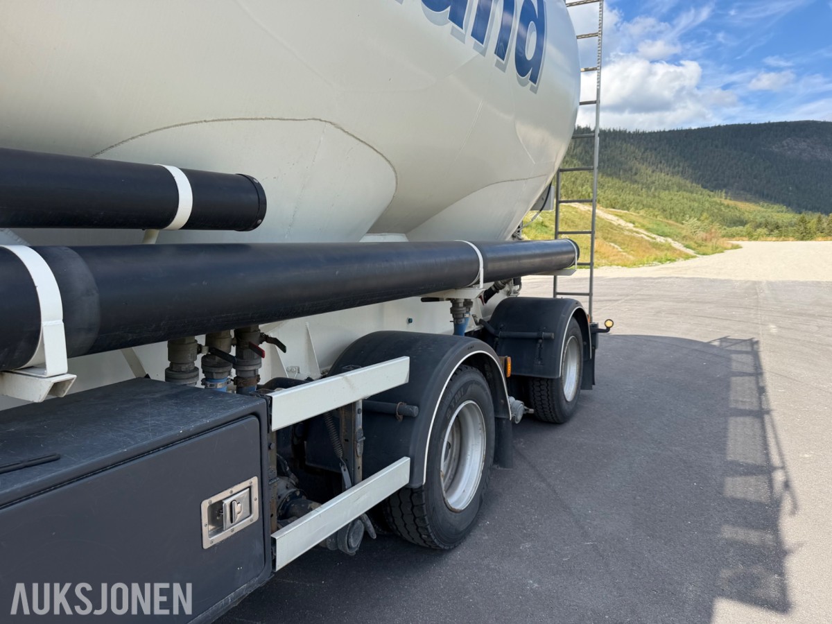 Scania S 650 6x4 bulk m/4 akslet bulkslep, Euro 6T, Helluft, 