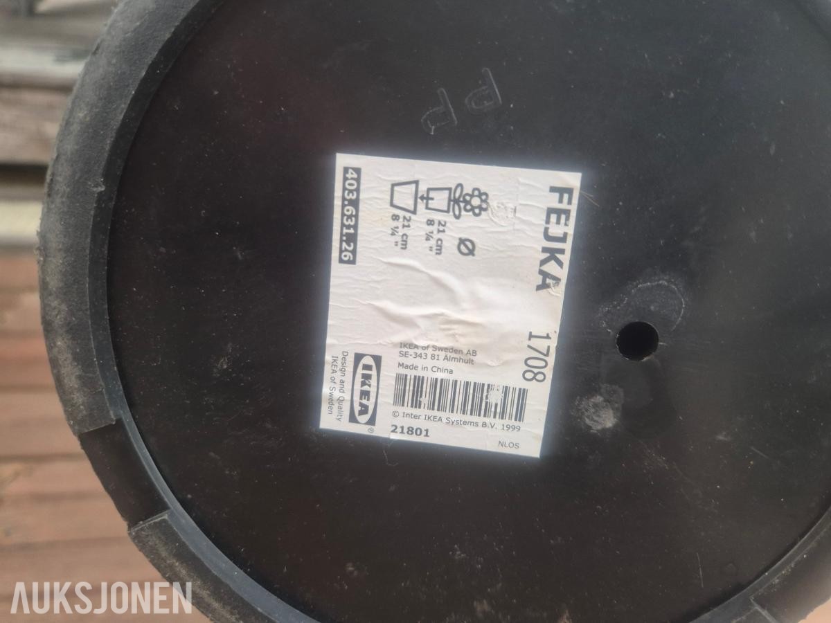 10stk 2025 Juletre av plast Kunstig
