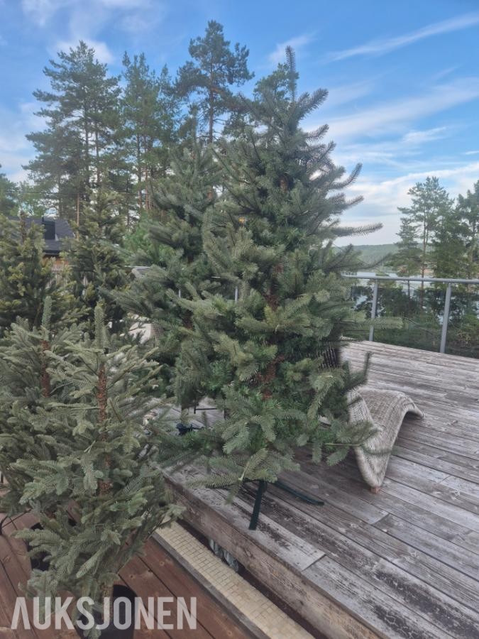 10stk 2025 Juletre av plast Kunstig