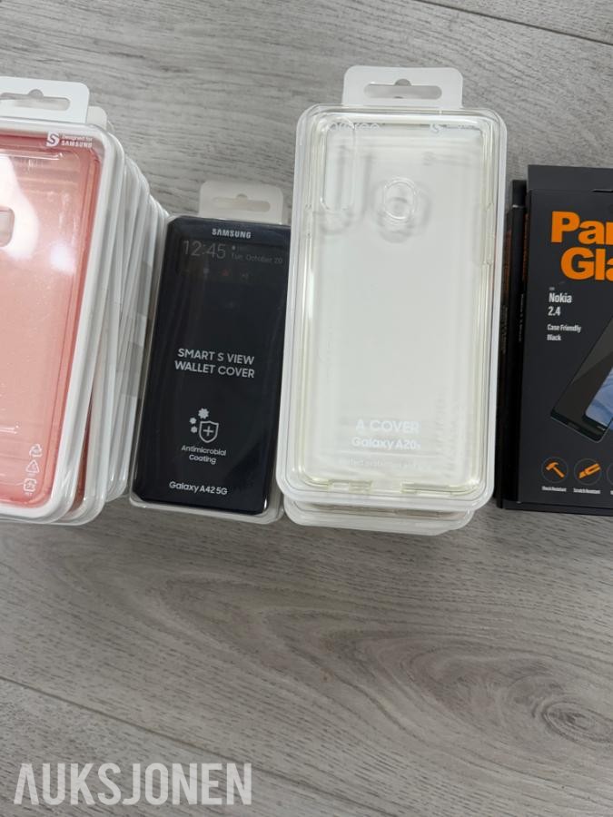 Assorterte deksler  Samsung, Apple, Nokia