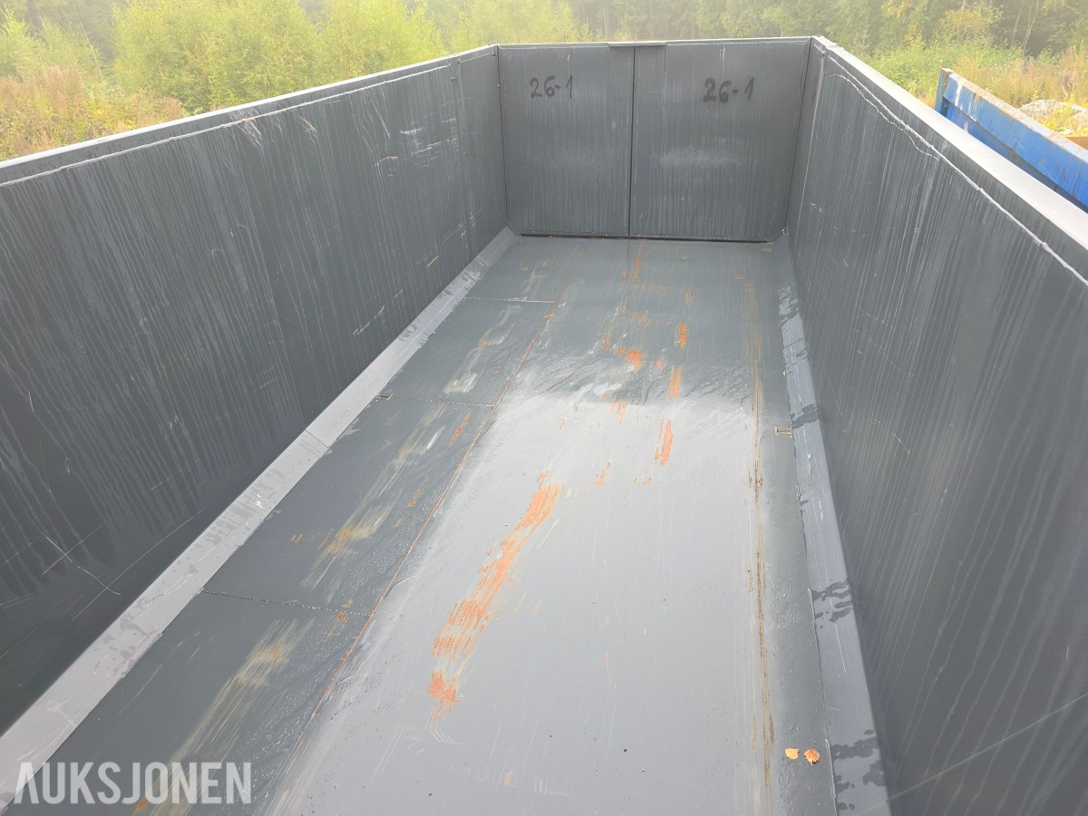 2020 Krokcontainer 22 m3 hydraulisk baklem