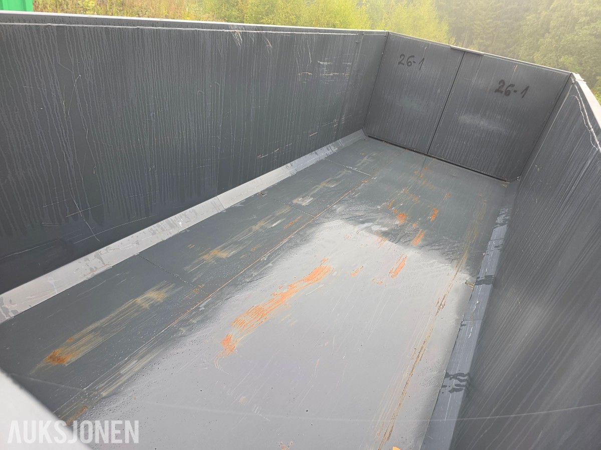 2020 Krokcontainer 22 m3 hydraulisk baklem