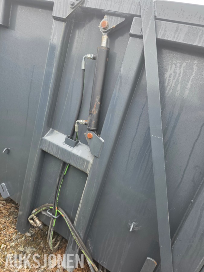 2020 Krokcontainer 22 m3 hydraulisk baklem