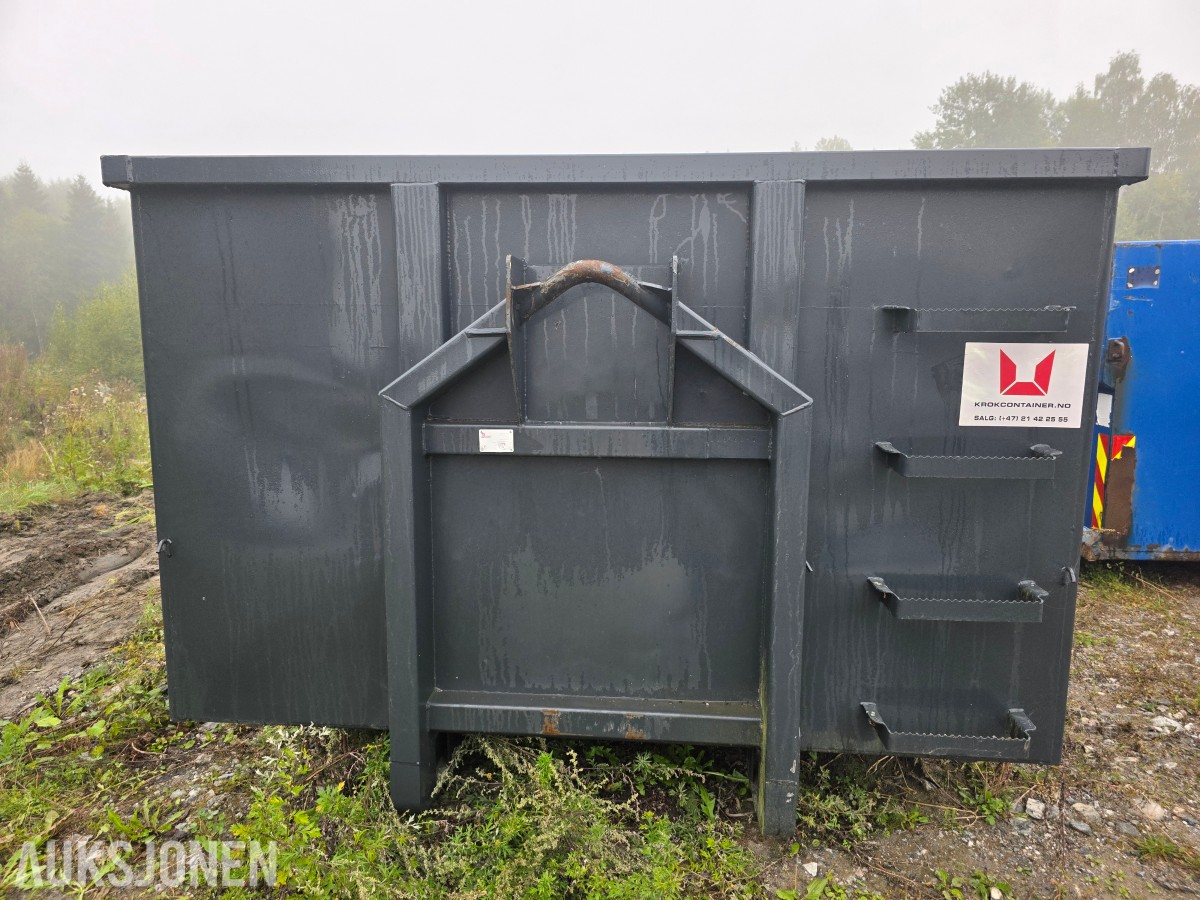 2020 Krokcontainer 22 m3 hydraulisk baklem