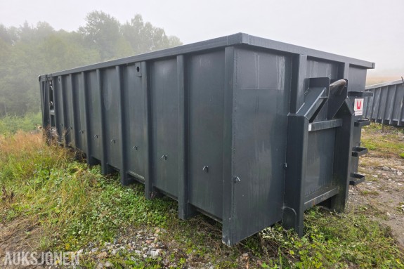 2020 Krokcontainer 22 m3 hydraulisk baklem