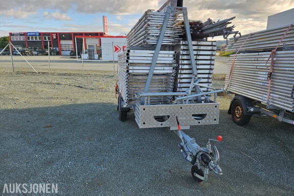 2015 Tysse 6265 stillashenger - 1300 kg totalvekt - 983 kg nyttelast - Instant fasadestillas