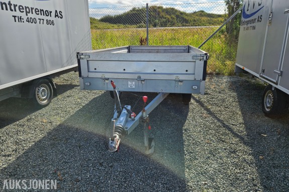 2018 Gaupen E2030N planhenger - 2000 kg totalvekt - 1550 kg nyttelast - tandemaksel med påløpsbrems 