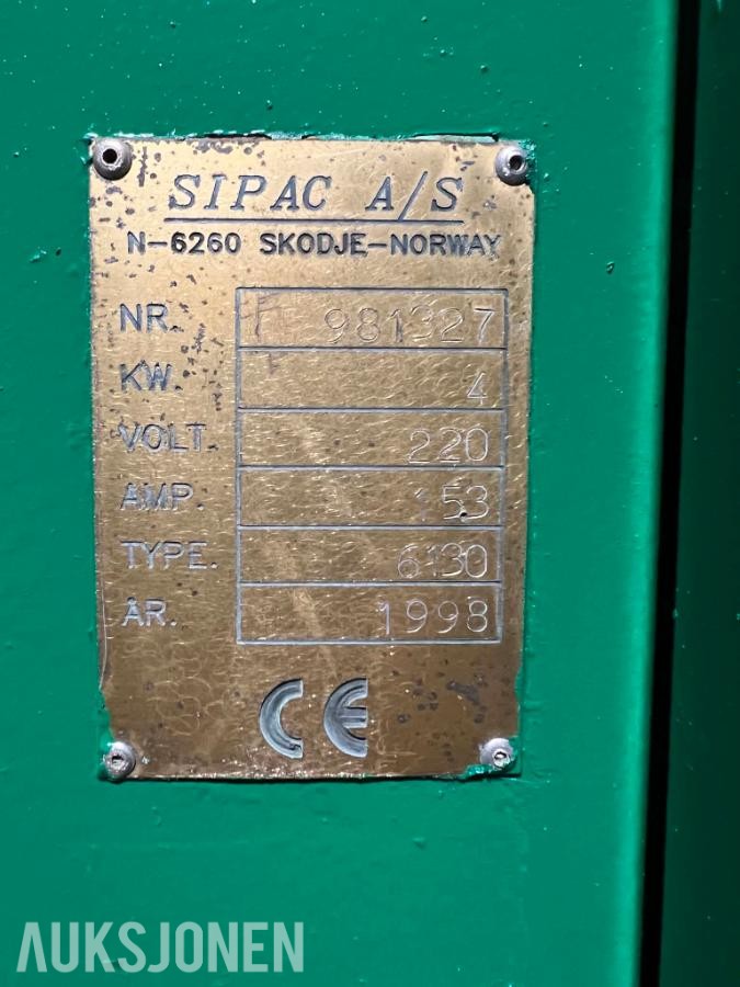 1998 PAPPRESSE/PLASTPRESSE SIPAC SMV 6130 SMV 6130