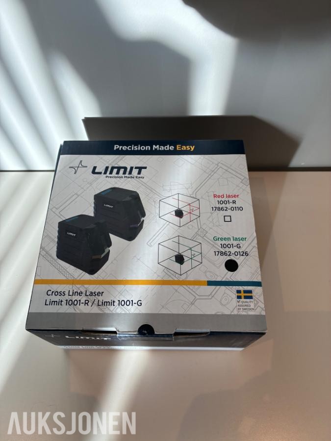 Limit 1001-G grønn krysslaser
