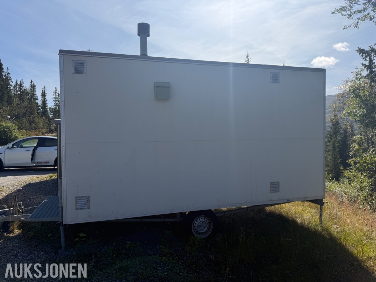 Letthus mannskapsvogn - med toalett