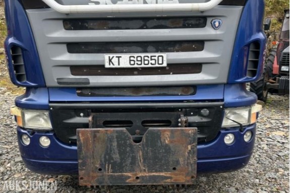 Komplett brøyteplate med hydraulikk
