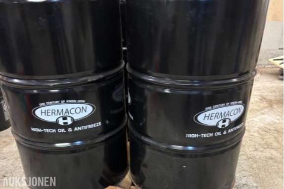 HermaCon SuperSyn 5W-40 helsyntetisk motorolje - 208 liter