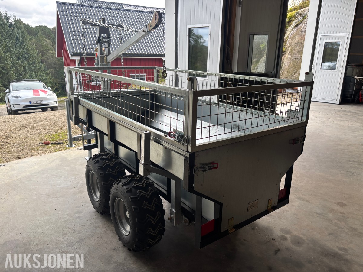 2026 ATV Dumperhenger / Tømmerhenger med kran og vinsj TB1000F
