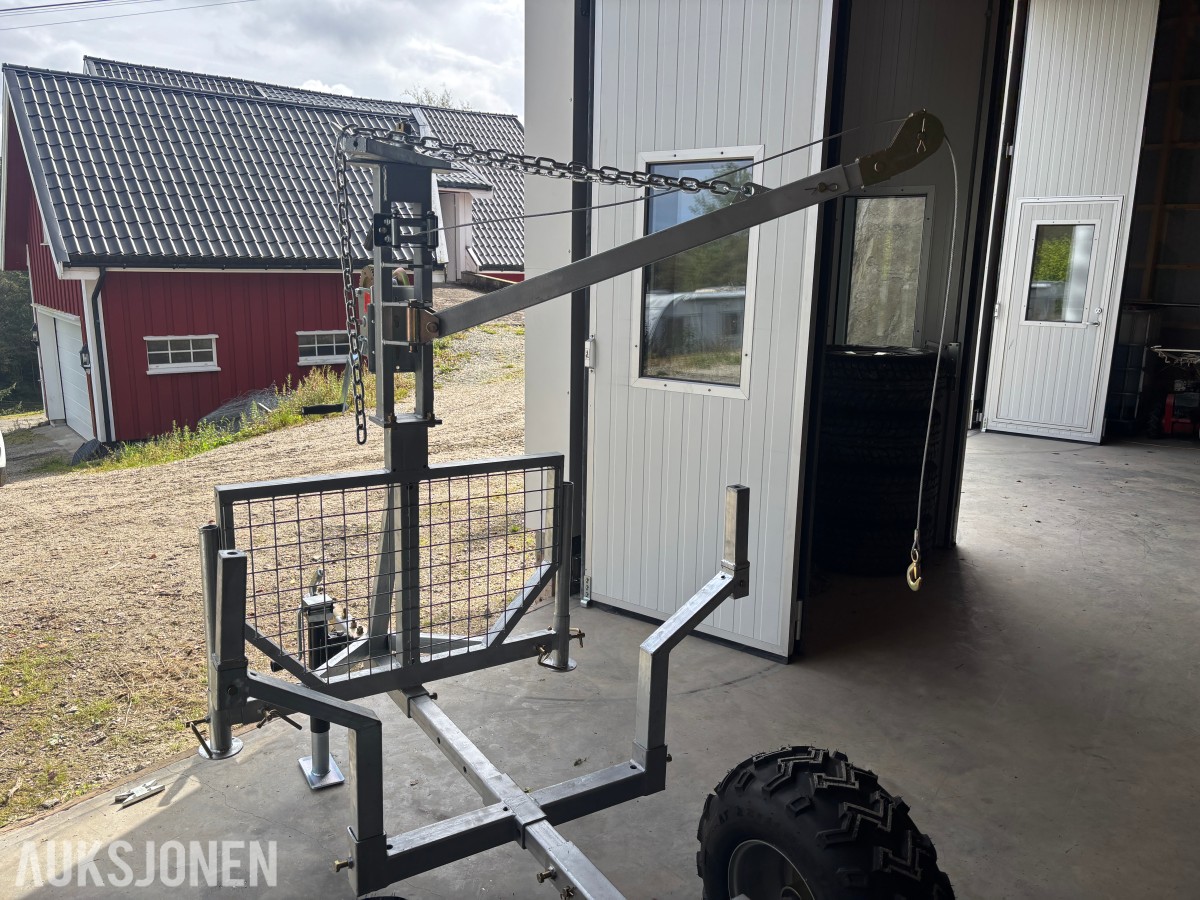 2026 ATV Dumperhenger / Tømmerhenger med kran og vinsj TB1000F