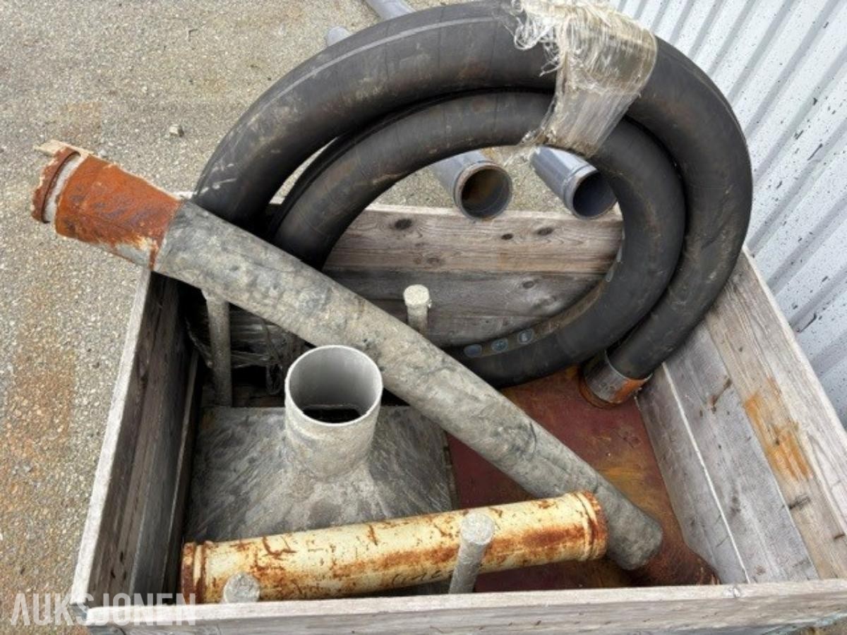 Pumperør og deler til betongpumping