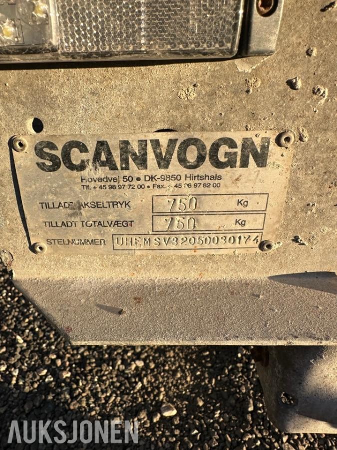 Scanvogn 4 pers letthus